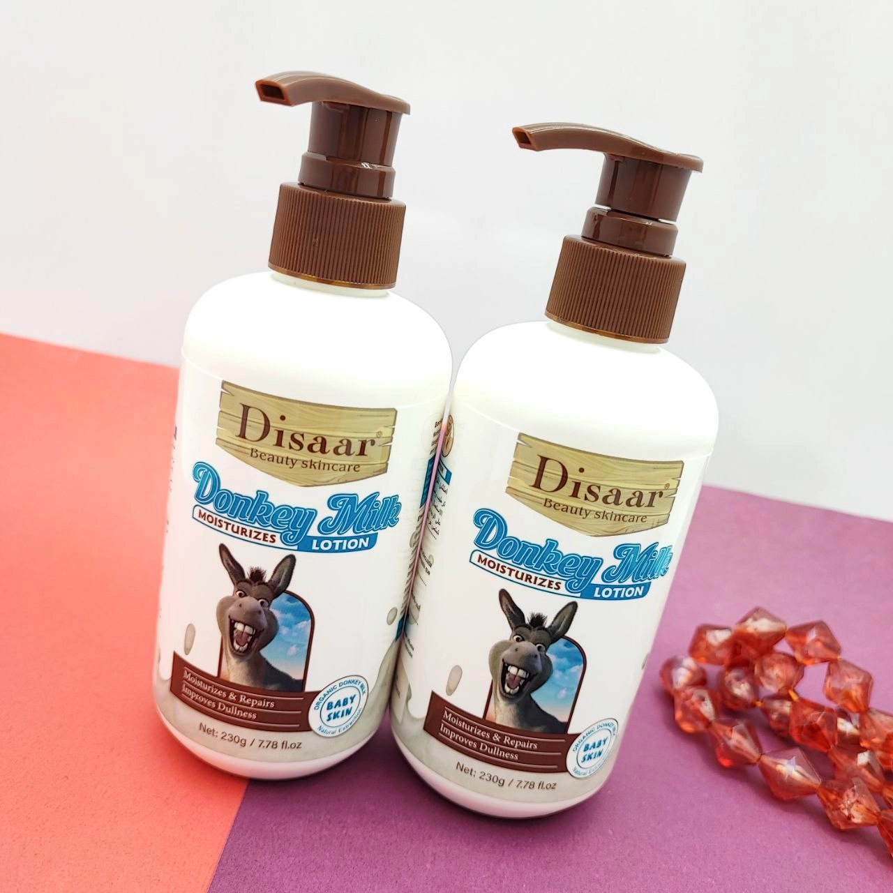 لوسیون نرم کننده و آبرسان پوست شیر الاغ  Disaar