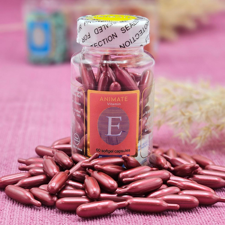 کپسول ویتامین E صورت