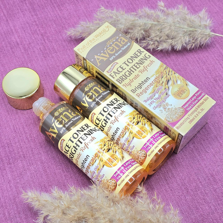 تونر مراقبت پوستی روشن کننده پوست جوانه گندم