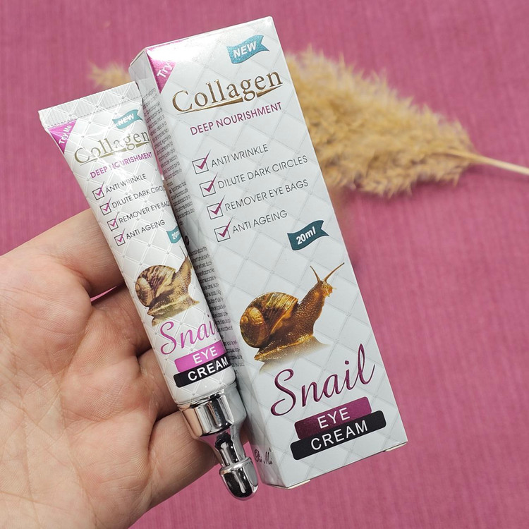 کرم دور چشم کلاژن 4 کاره حلزون Collagen Snail
