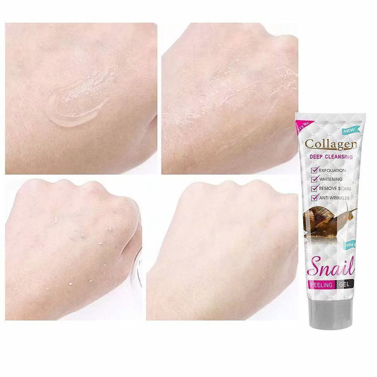 ژل لایه بردار دانه دار کلاژن حلزون Collagen Snail