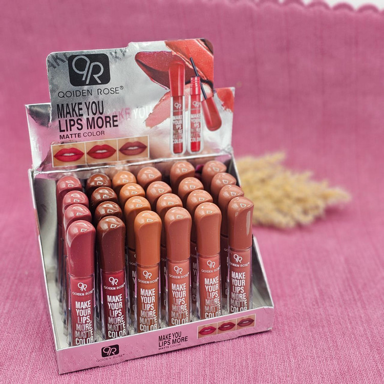 رژلب مایع کویدن رز قطره Quiden rose