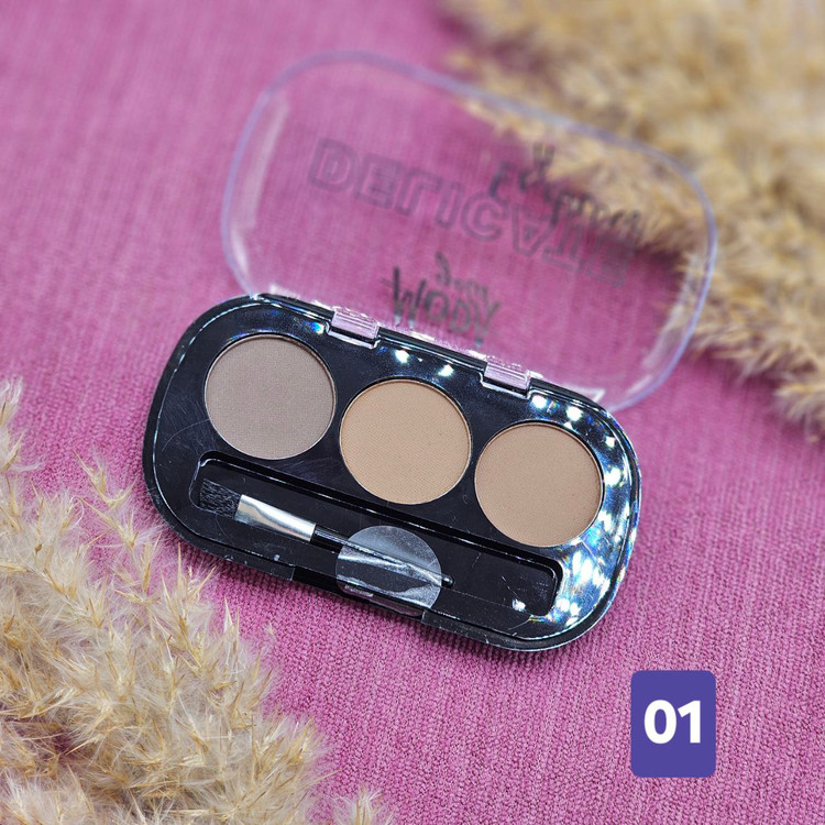 سایه ابرو 3 رنگ برند مودا