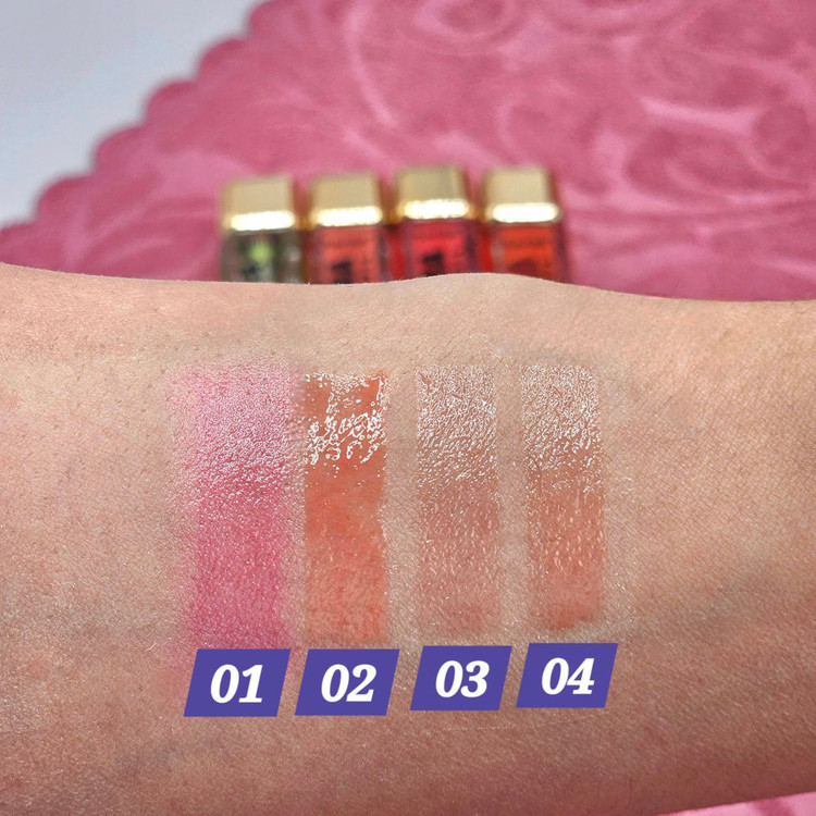 روژگونه مایع روغنی و لیپ گلاس حرارتی مجیک