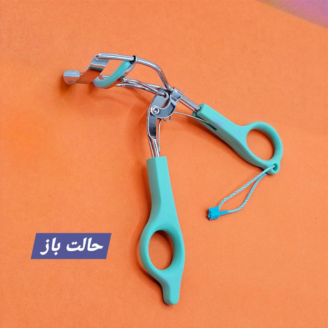 فرمژه دسته مخملی نخ دار بند دار
