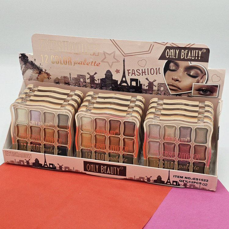 سایه های اکلیل دار 12 رنگ برند اونلی بیوتی Only beautyسایه های اکلیل دار 12 رنگ برند اونلی بیوتی Only beauty