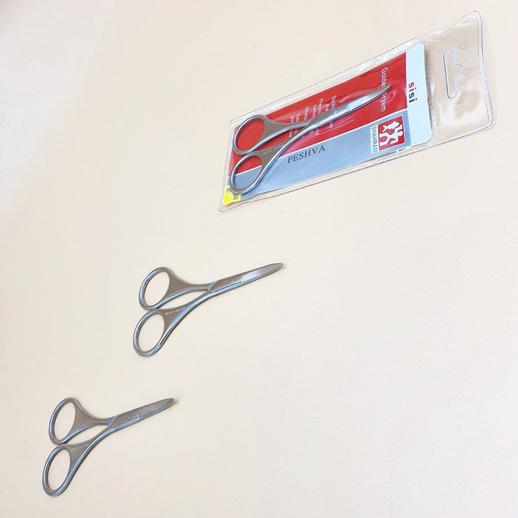 قیچی ابرو مدل دم اسبی اصلی گلدن دریم