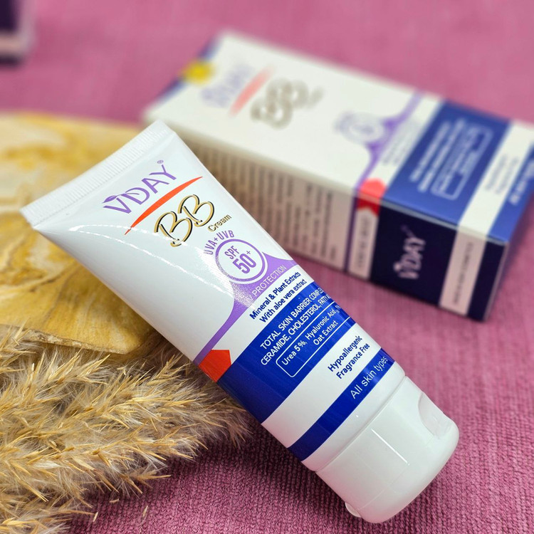 ضد آفتاب اصلی و کرم پودری ویدایی