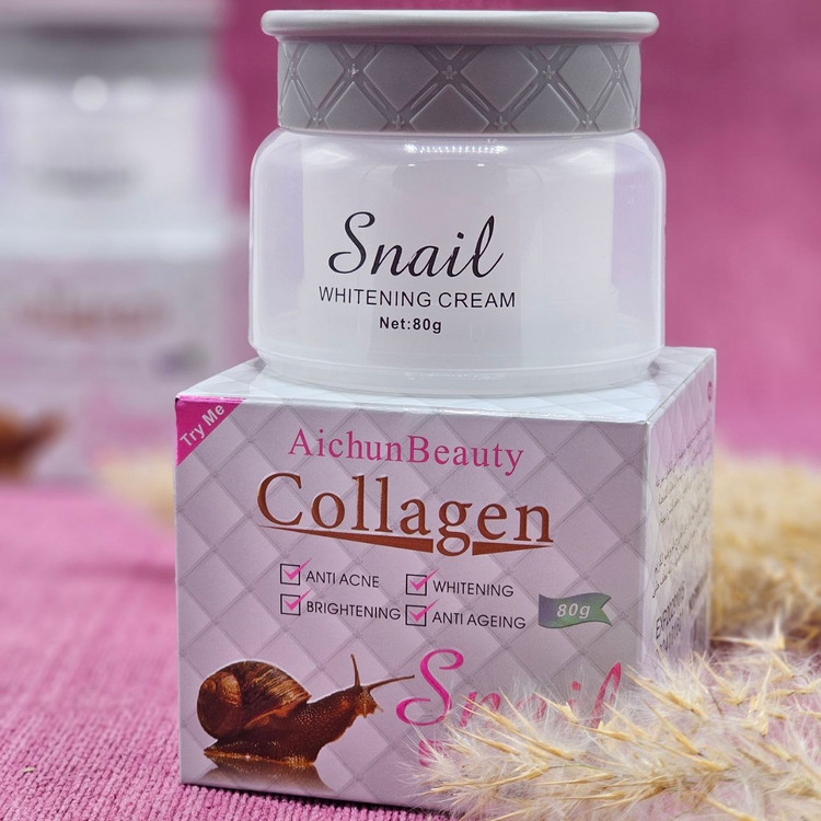 کرم کلاژن ساز پوست کاسه ای حلزون