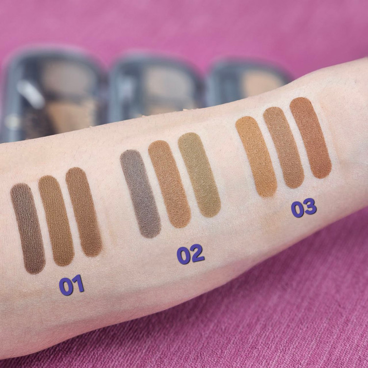 سایه ابرو 3 رنگ برند مودا