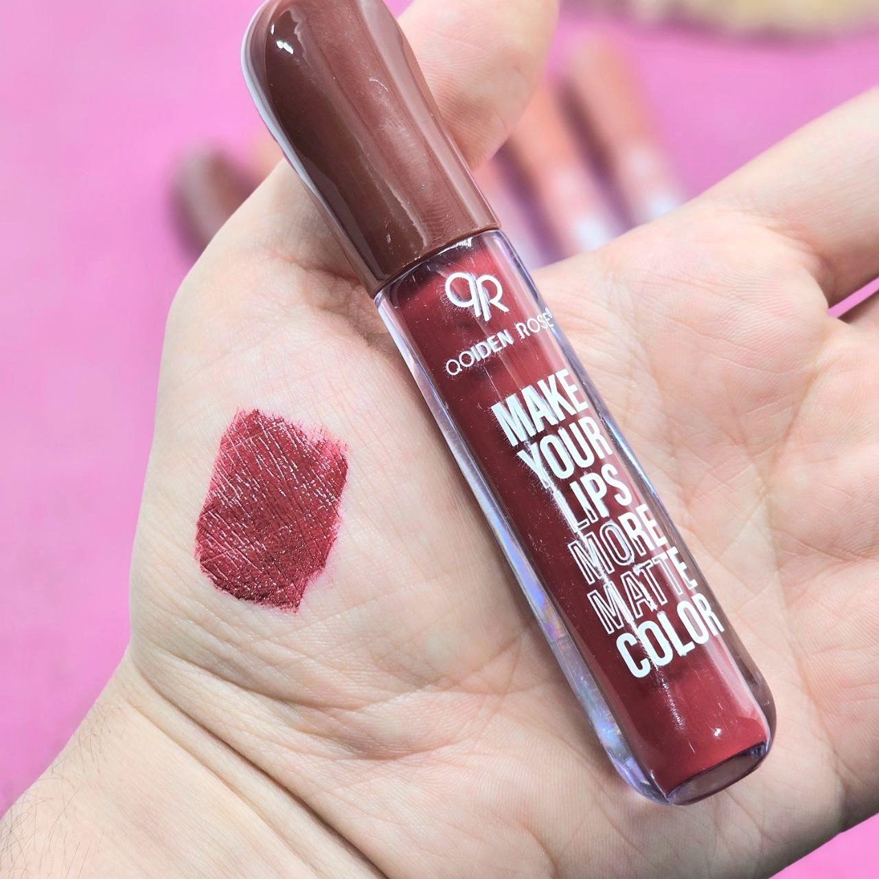 رژلب مایع کویدن رز قطره Quiden rose