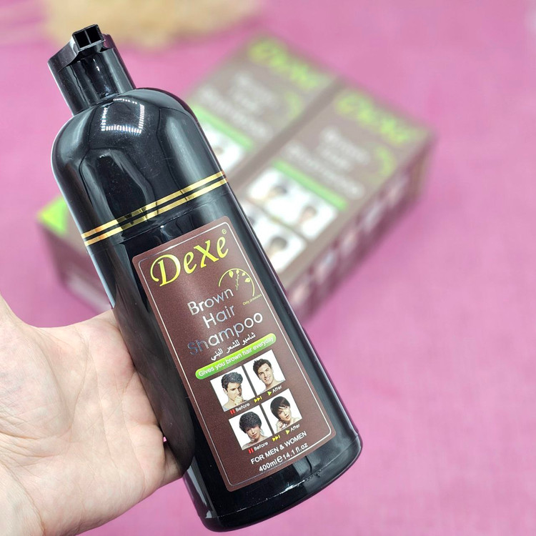 شامپو رنگ قهوهای دکس