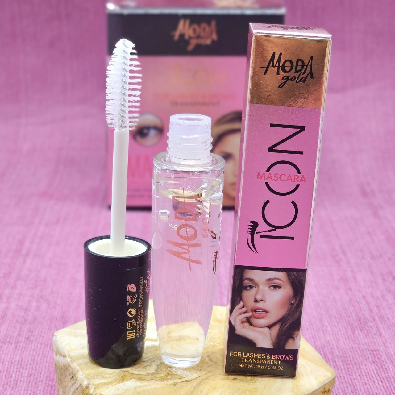 ژل مژه و ابرو برند مودا