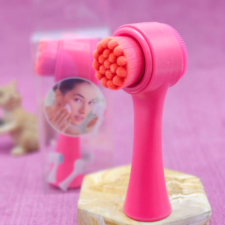 فیس براش دسته دار رنگی