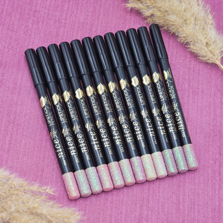 رژلب مدادی شاین دار برند نایس