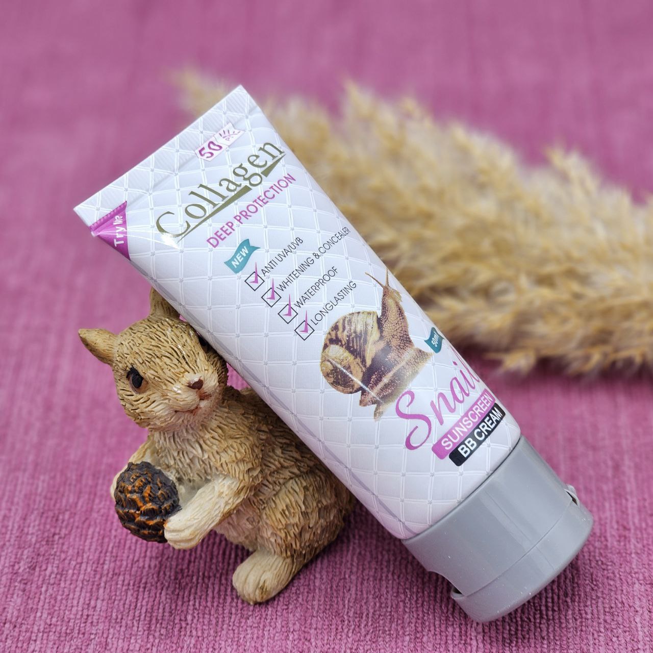 ضد آفتاب گیاهی کلاژن حلزون