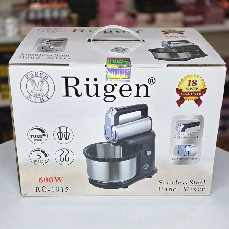 همزن کاسه دار روگن مدل Ru-1915