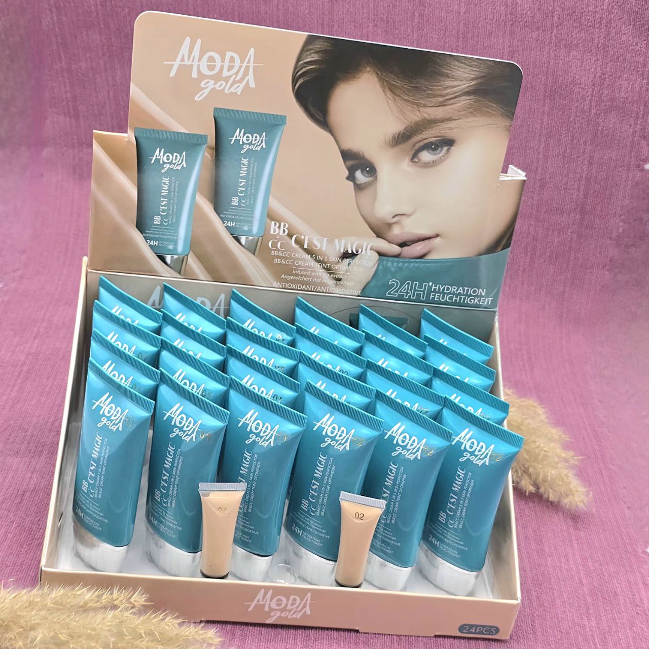 کرم پودر تیوپی برند مُدا