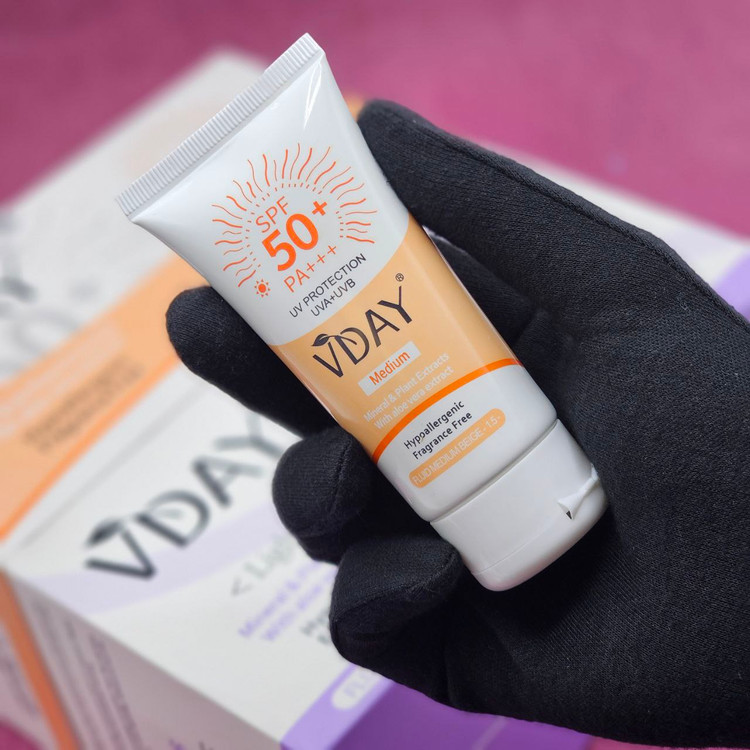 ضدآفتاب رنگی برند ویدَی