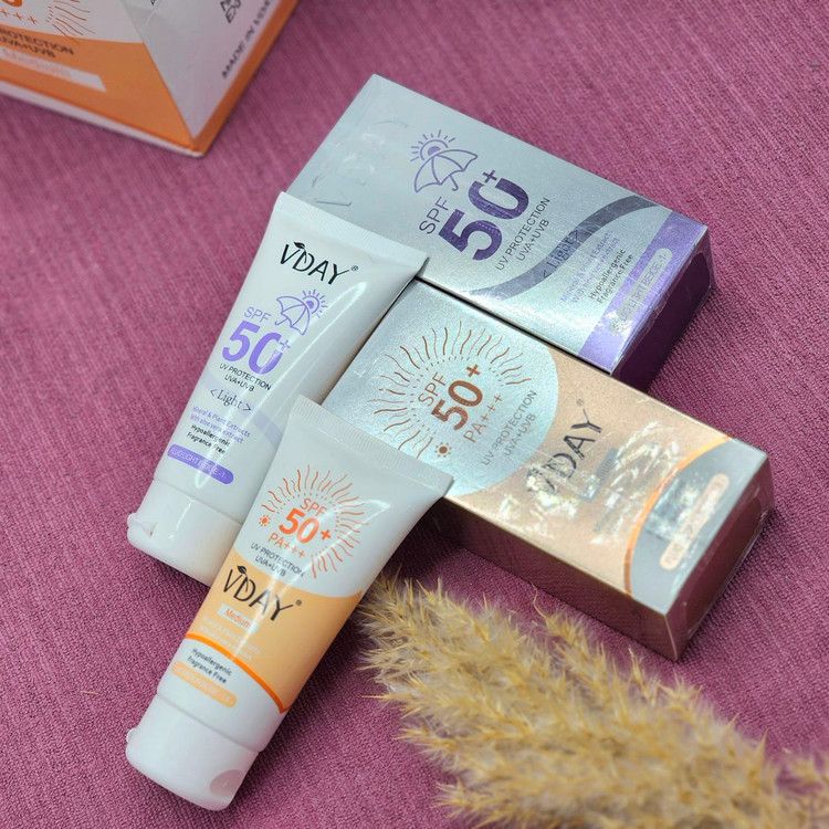 ضدآفتاب رنگی برند ویدَی